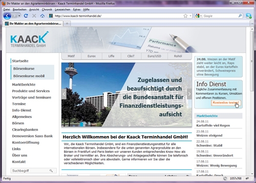 Deutsche-Politik-News.de | Kaack Terminhandel GmbH