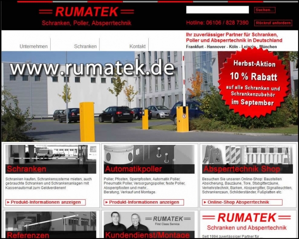 Testberichte News & Testberichte Infos & Testberichte Tipps | Rumatek GmbH Schranken, Poller, Absperrtechnik