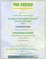 Hotel Infos & Hotel News @ Hotel-Info-24/7.de | Foto: Sustainable Tourism Award fr das Creativhotel Luise.