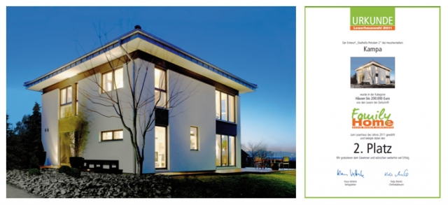 Fertighaus, Plusenergiehaus @ Hausbau-Seite.de | KAMPA GmbH 