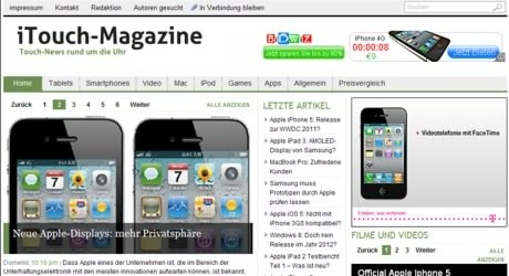 News - Central: iTouch-Magazine