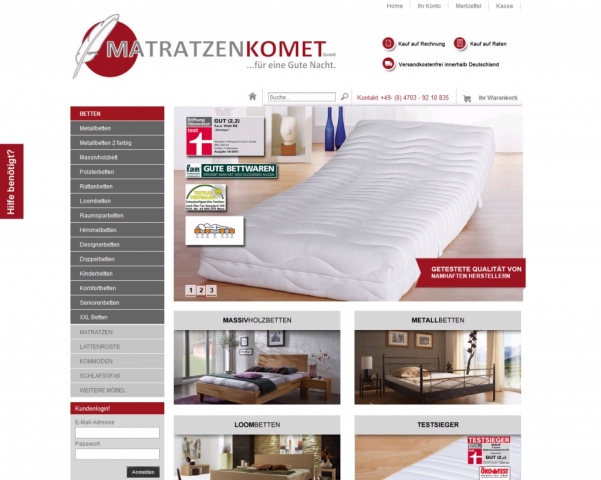 Einkauf-Shopping.de - Shopping Infos & Shopping Tipps | Matratzen-Komet GmbH