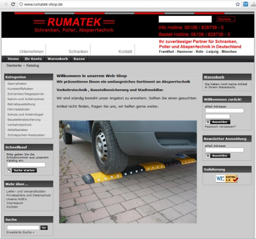 News - Central: Rumatek GmbH Schranken, Poller, Absperrtechnik