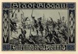 Historisches @ Historiker-News.de | Foto: Darstellung friderizianischen Zeit - Notgeld der Stadt Glogau -1923.