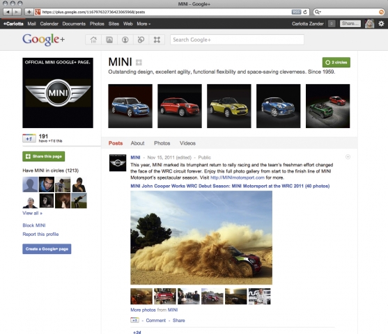 Auto News | Die MINI Google+ Page