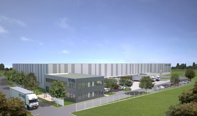 News - Central: Visualisierung des neuen Logistikzentrums fr STARCO