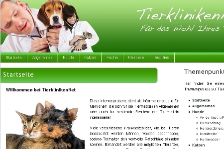 Katzen Infos & Katzen News @ Katzen-Info-Portal.de. TierklinikenNet von UPA jetzt mit Suche