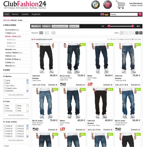 Deutsche-Politik-News.de | Neue Marken Jeans bei Clubfashion24.de