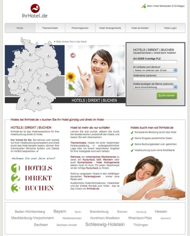 News - Central: IhrHotel.de - Hotels bucht man so!