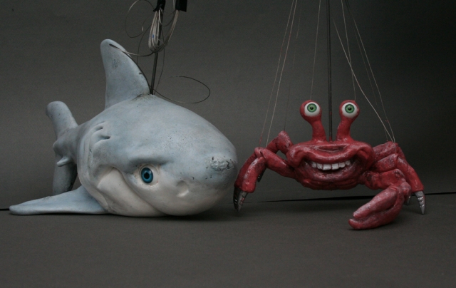 Europa-247.de - Europa Infos & Europa Tipps | Zwei der Marionettenfiguren des weltweit ersten Unterwasser-Theaters