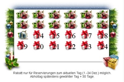 Gutscheine-247.de - Infos & Tipps rund um Gutscheine | Weihnachtskalender Cargo Autovermietung 