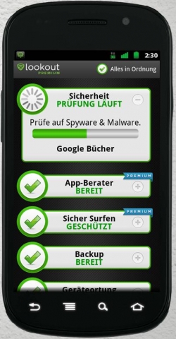 Handy News @ Handy-Infos-123.de | Lookout Mobile Security ist ab sofort im Android Market verfgbar