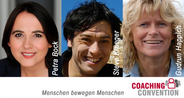 Deutsche-Politik-News.de | Petra Bock, Steve Kroeger und Gudrun Happich freuen sich auf die berreichung des Coaching Awards