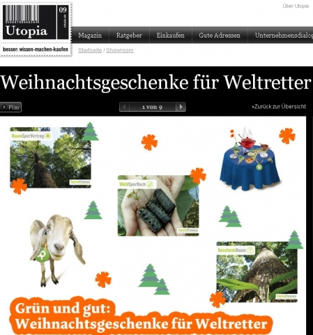 Tier Infos & Tier News @ Tier-News-247.de | Nachhaltige Weihnachtsgeschenke f�r Weltretter