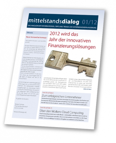 Finanzierung-24/7.de - Finanzierung Infos & Finanzierung Tipps | Magazin mittelstandsdialog der Vantargis: die neue Ausgabe ist erschienen