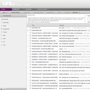 Handy News @ Handy-Info-123.de | UNI.DE Free E-Mail im neuen Design mit mehr Features