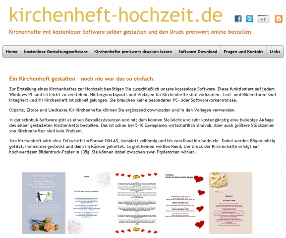 Software Infos & Software Tipps @ Software-Infos-24/7.de | kirchenheft-hochzeit