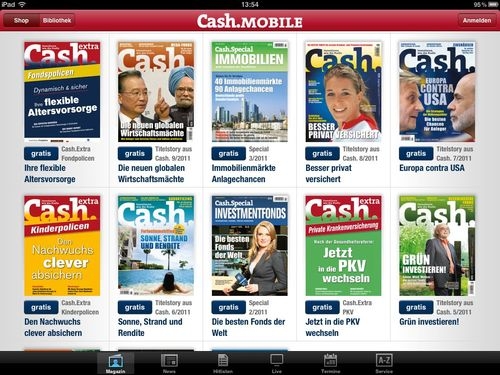 Notebook News, Notebook Infos & Notebook Tipps | Cash.Mobile iPad App