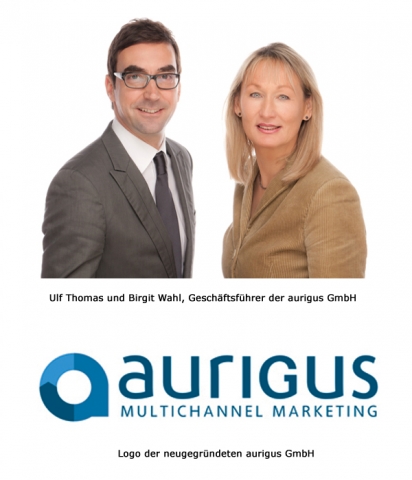 Gewinnspiele-247.de - Infos & Tipps rund um Gewinnspiele | Ulf Thomas und Birgit Wahl, Geschftsfhrer der aurigus GmbH und Logo der aurigus GmbH