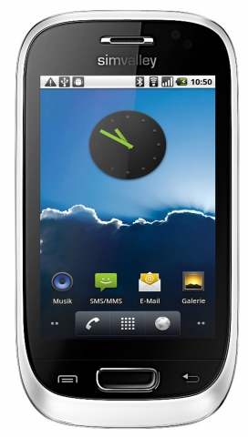 Europa-247.de - Europa Infos & Europa Tipps | simvalley MOBILE Dual-SIM-Smartphone mit Android 2.2 