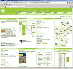 Foto: Screenshot der neugestalteten Proplanta-Homepage. |  Landwirtschaft News & Agrarwirtschaft News @ Agrar-Center.de