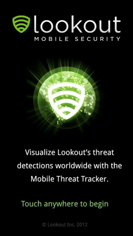 Handy News @ Handy-Infos-123.de | Mobile Threat Tracker Willkommensbildschirm