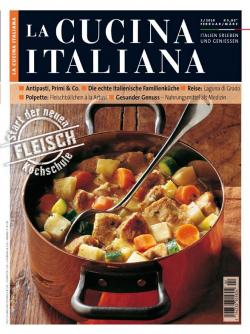 Nahrungsmittel & Ernhrung @ Lebensmittel-Page.de | Foto: Die deutsche Ausgabe der italienischen Rezeptzeitschrift zeigt die Zubereitung >> lngst vergessener Fleischstcke <<.