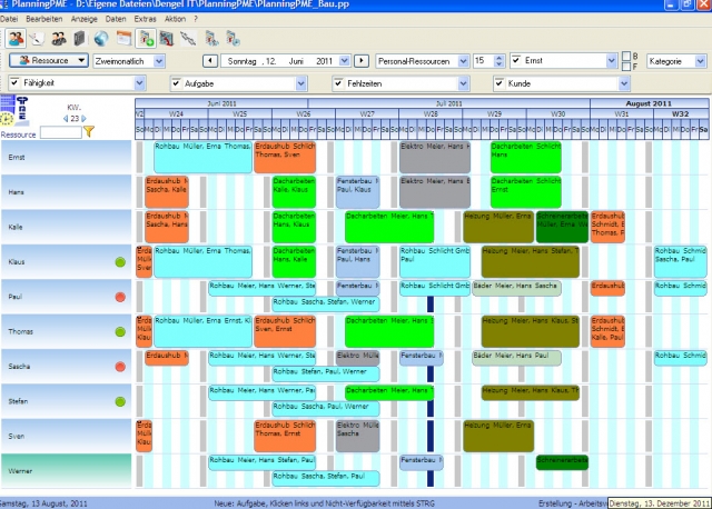 Software Infos & Software Tipps @ Software-Infos-24/7.de | Projektplanung PlanningPME 