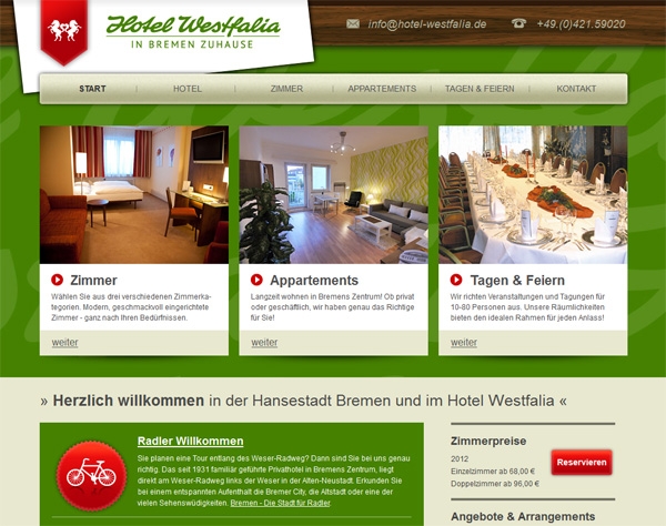 Hotel Infos & Hotel News @ Hotel-Info-24/7.de | Die Homepage vom Hotel Westfalia