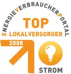 Alternative & Erneuerbare Energien News: Foto: Das Top-Lokalversorger-Siegel.