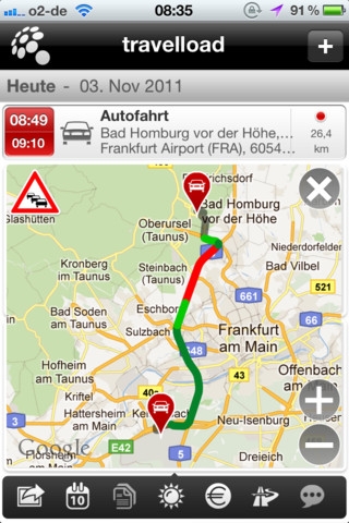 Handy News @ Handy-Info-123.de | Screenshot travelload 2.0