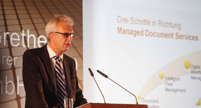 Deutsche-Politik-News.de | Auf der CeBIT 2012 stellt UTAX seine MDS-Strategie fr den Fachhandel vor. 