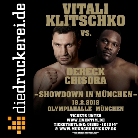 Tickets / Konzertkarten / Eintrittskarten | Onlinedruckerei sponsert Boxfight (c)Klitschko Management Group GmbH