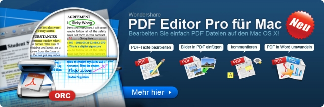 News - Central: Wondershare PDF Editor fr Mac PRO