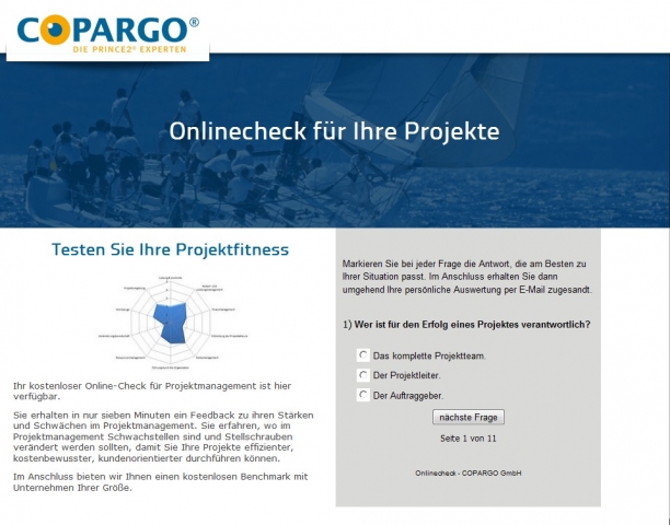Deutsche-Politik-News.de | Einen kostenloser Online-Check fr das Projektmanagement stellt jetzt die COPARGO GmbH bereit: www.prince2-onlinecheck.de