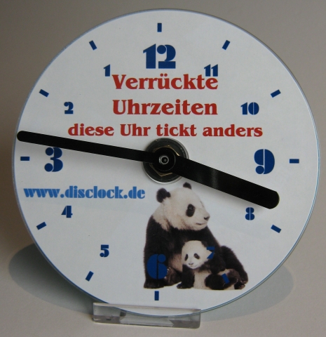 Deutsche-Politik-News.de | Links- und rechtsdrehende Disclock CD Uhren zum Selberbasteln