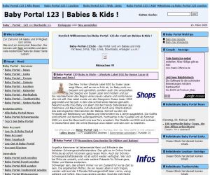  Baby Portal 123 DE ist ein neues Web20 Portal rund um Babys und Kids! @ Online-News-Portal.de