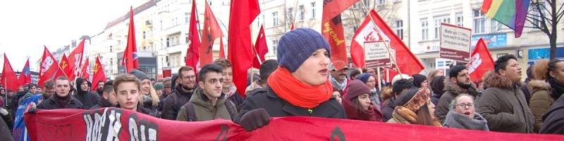 Deutsche-Politik-News.de | Berlin Liebknecht-Luxemburg-Demonstration 2016