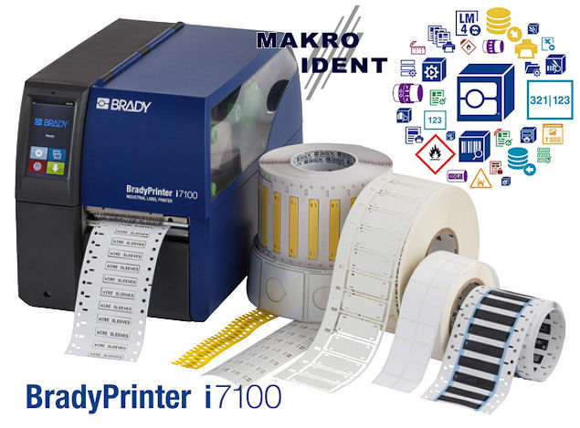 BradyPrinter i7100: Leistungsstarker, prziser Etikettendrucker 