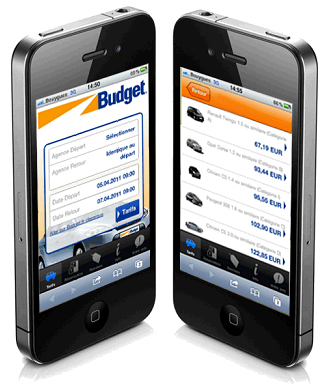 Auto News | Budget erhlt eigene mobile Website