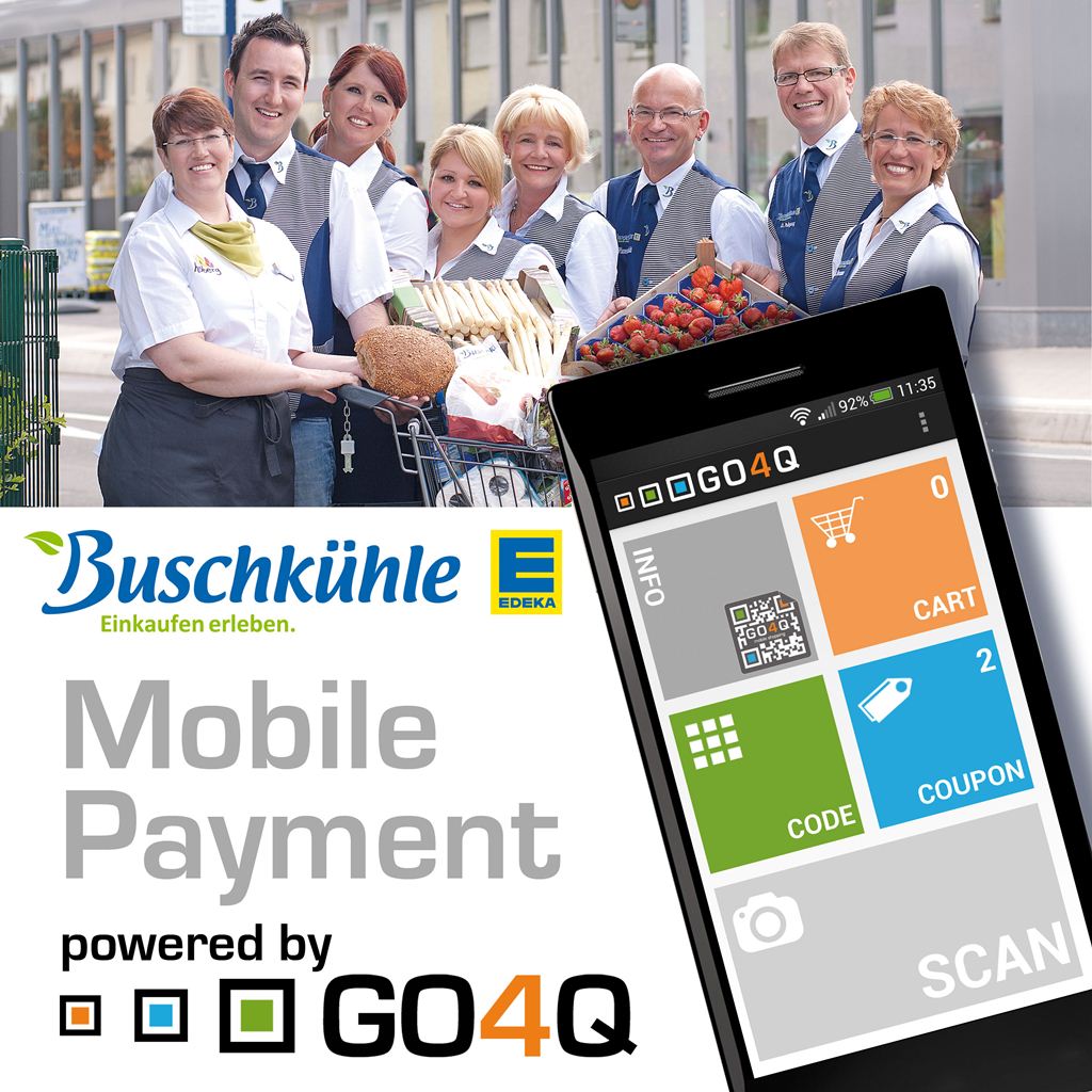Handy News @ Handy-Infos-123.de | Mobile Payment mit GO4Q bei EDEKA Buschkhle