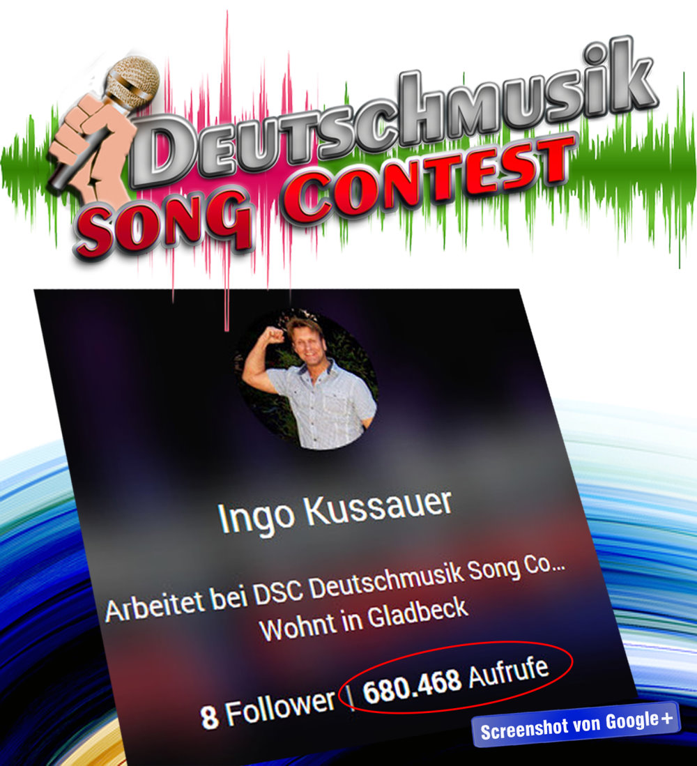 Deutschmusik Song Contest-Gründer beeindruckt von über 680.000 Profil-Aufrufe Deutschmusik%20Song%20Contest-Google%20Plus Deutschmusik Song Contest-Gründer beeindruckt von über 680.000 Profil-Aufrufe
