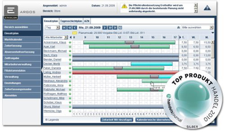Software Infos & Software Tipps @ Software-Infos-24/7.de | ETHALON ARGOS bersichtliche Planungstafeln und einfache Bedienung