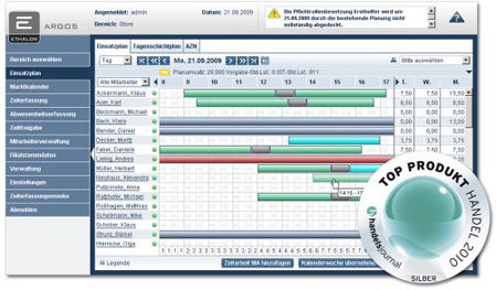 E-Learning Infos & E-Learning Tipps @ E-Learning-Infos.de | ETHALON ARGOS bersichtliche Planungstafeln und einfache Bedienung