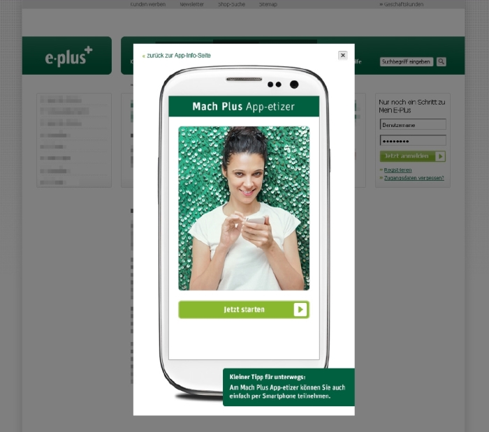 Handy News @ Handy-Info-123.de | E-Plus App-etizer: Kostenlose App-Tipps fr den Start ins mobile Leben!
