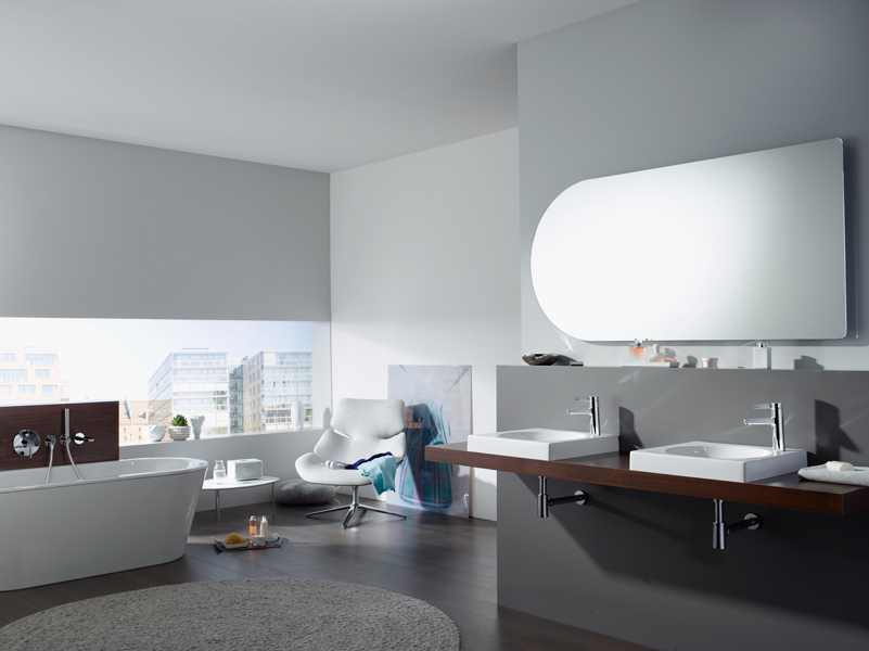 Landleben-Infos.de | Die klaren Formen der HANSALOFT kombiniert mit weichen Rundungen. Foto: Hansa Armaturen GmbH