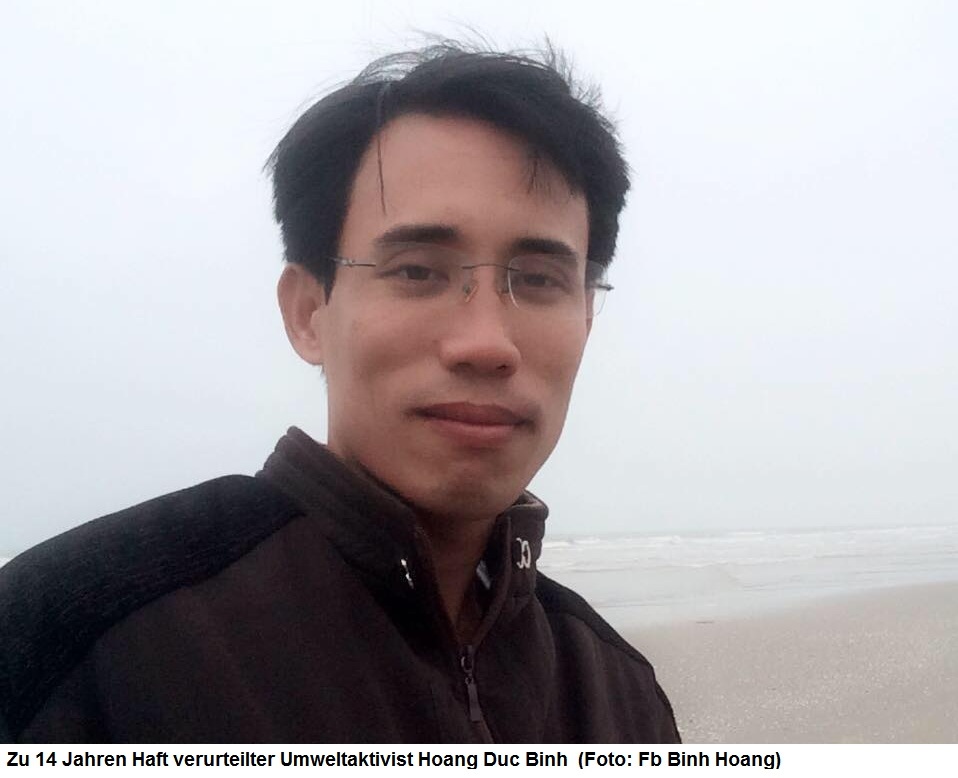 Deutsche-Politik-News.de | Zu 14 Jahren Haft verurteilter Umweltaktivist Hoang Duc Binh  (Foto: Fb Binh Hoang)