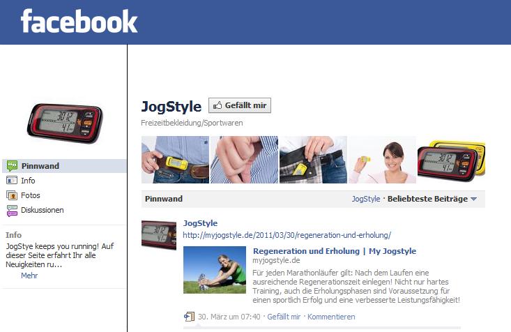 CMS & Blog Infos & CMS & Blog Tipps @ CMS & Blog-News-24/7.de | My JogStyle goes Social Media - jetzt Fan werden!