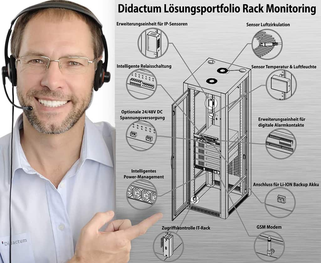 Tickets / Konzertkarten / Eintrittskarten | Rack Monitoring Systeme von Didactum