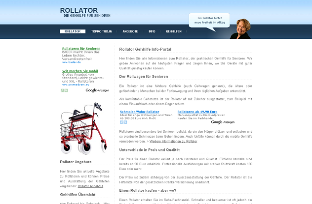 Babies & Kids @ Baby-Portal-123.de | Rollator - die Gehilfe!